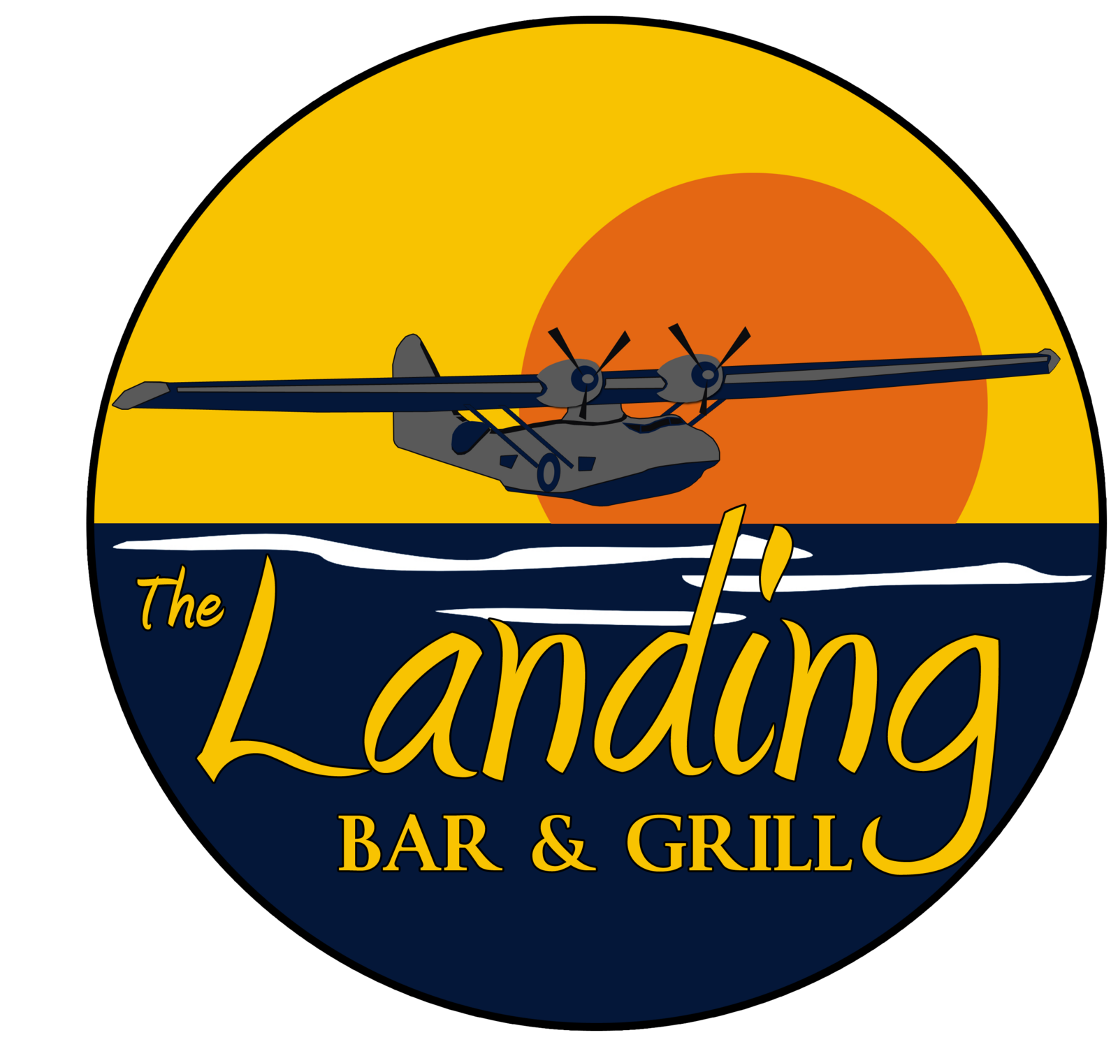 The Landing Bar and Grill logo